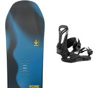 Pack snowboard Rome Mechanic Blue/black 26 + Attacchi Sci - Blu - Größe 156 - 2026