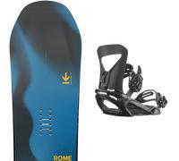 Pack snowboard Rome Mechanic Blue/black 26 + Attacchi Sci - Blu - Größe 157W - 2026