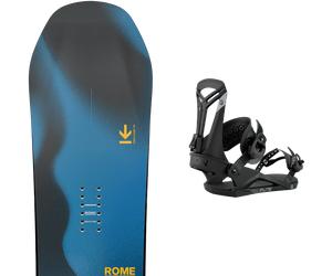 Pack snowboard Rome Mechanic Blue/black 26 + Attacchi Sci - Blu - Größe 159 - 2026