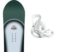 Pack snowboard Rome Muse Green/grey/black 26 + Attacchi Sci - Verde - Größe 144 - 2026