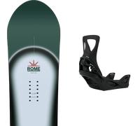 Pack snowboard Rome Muse Green/grey/black 26 + Attacchi Sci - Verde - Größe 144 - 2026