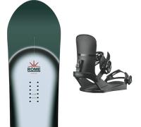 Pack snowboard Rome Muse Green/grey/black 26 + Attacchi Sci - Verde - Größe 148 - 2026