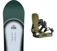 Pack snowboard Rome Muse Green/grey/black 26 + Attacchi Sci - Verde - Größe 148 - 2026