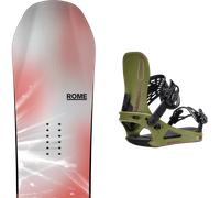 Pack snowboard Rome Royal Grey/red 26 + Attacchi Sci - Grigio - Größe 141 - 2026
