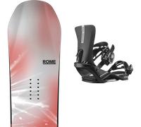Pack snowboard Rome Royal Grey/red 26 + Attacchi Sci - Grigio - Größe 141 - 2026