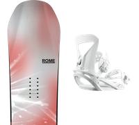 Pack snowboard Rome Royal Grey/red 26 + Attacchi Sci - Grigio - Größe 144 - 2026