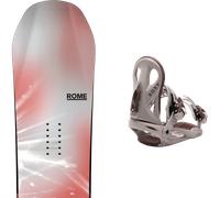 Pack snowboard Rome Royal Grey/red 26 + Attacchi Sci - Grigio - Größe 147 - 2026