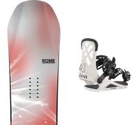 Pack snowboard Rome Royal Grey/red 26 + Attacchi Sci - Grigio - Größe 147 - 2026