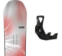 Pack snowboard Rome Royal Grey/red 26 + Attacchi Sci - Grigio - Größe 147 - 2026