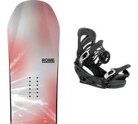 Pack snowboard Rome Royal Grey/red 26 + Attacchi Sci - Grigio - Größe 147 - 2026