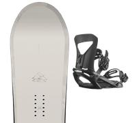 Pack snowboard Rome Stale Crewzer 25 + Attacchi Sci - Grigio - Größe 155 - 2025