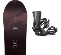 Pack snowboard Rome Stale Crewzer Black Red 26 + Attacchi Sci - Nero / Marrone - Größe 161W - 2026