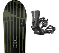 Pack snowboard Rome Warden Black/khaki 26 + Attacchi Sci - Nero - Größe 161W - 2026