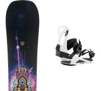 Pack snowboard Rossignol Ampage Vol.2 Black/multi 26 + Attacchi Sci - Nero / Multicolore - Größe 155 - 2026