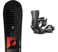 Pack snowboard Rossignol Evader Black/red 26 + Attacchi Sci - Nero / Multicolore - Größe 165W - 2026