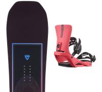 Pack snowboard Rossignol Jibsaw 25 + Attacchi Sci - Nero / Blu - Größe 155 - 2025