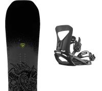 Pack snowboard Rossignol Jibsaw Black/green 27 + Attacchi Sci - Nero / Grigio - Größe 159 - 2027