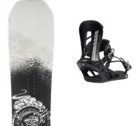 Pack snowboard Rossignol Juggernaut Black/white 26 + Attacchi Sci - Grigio / Nero - Größe 158 - 2026