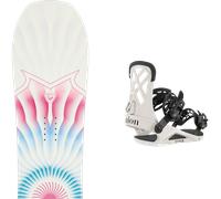 Pack snowboard Rossignol Meraki White/pink/blue 26 + Attacchi Sci - Grigio / Bianco / Rosa - Größe 150 - 2026