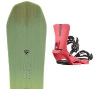 Pack snowboard Rossignol Revenant 26 + Attacchi Sci - Giallo / Nero - Größe 159W - 2026
