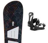 Pack snowboard Rossignol Trickstick 25 + Attacchi Sci - Nero - Größe 154 - 2025