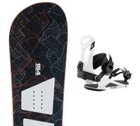 Pack snowboard Rossignol Trickstick 25 + Attacchi Sci - Nero - Größe 158 - 2025