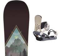 Pack snowboard Rossignol Ultraviolet W 25 + Attacchi Sci - Viola / Multicolore - Größe 144 - 2025