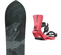 Pack snowboard Rossignol Xv 24 + Attacchi Sci - Nero / Grigio - Größe 169W - 2024