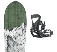 Pack snowboard Rossignol Xv Slashimi 25 + Attacchi Sci - Verde - Größe 158 - 2025