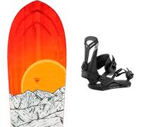 Pack snowboard Rossignol Xv Sushi Orange/white 26 + Attacchi Sci - Arancione / Grigio / Nero - Größe 144 - 2026