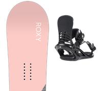 Pack snowboard Roxy Dawn 25 + Attacchi Sci - Rosa / Grigio - Größe 142 - 2025