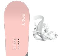Pack snowboard Roxy Dawn 25 + Attacchi Sci - Rosa / Grigio - Größe 146 - 2025
