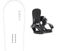 Pack snowboard Roxy Dawn White/blue 26 + Attacchi Sci - Bianco - Größe 142 - 2026