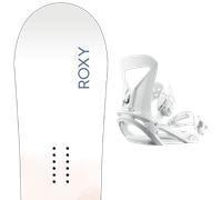 Pack snowboard Roxy Raina 25 + Attacchi Sci - Marrone / Bianco / Beige - Größe 143 - 2025