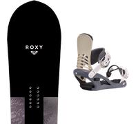 Pack snowboard Roxy Smoothie Black/purple 26 + Attacchi Sci - Nero - Größe 149 - 2026