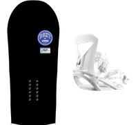 Pack snowboard Roxy Xoxo Black/blue 26 + Attacchi Sci - Nero - Größe 149 - 2026