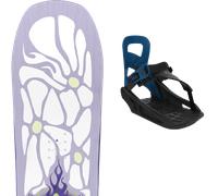 Pack snowboard Salomon Grace 26 + Attacchi Sci - - Größe 115 - 2026