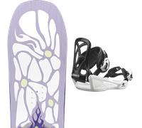 Pack snowboard Salomon Grace 27 + Attacchi Sci - - Größe 130 - 2027
