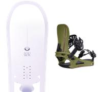 Pack snowboard Salomon Lotus White/purple 26 + Attacchi Sci - Bianco / Viola - Größe 146 - 2026