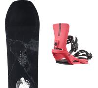 Pack snowboard Yes Cream Halldor 3d Black/white 26 + Attacchi Sci - Nero - Größe 156 - 2026