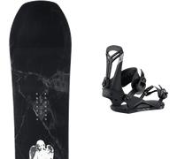 Pack snowboard Yes Cream Halldor 3d Black/white 26 + Attacchi Sci - Nero - Größe 156 - 2026