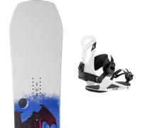 Pack snowboard Yes Sender White/multi 26 + Attacchi Sci - Bianco / Multicolore - Größe 155 - 2026