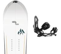 Pack splitboard Jones Frontier 2.0 Splitboard White/dark Blue 26 + Attacchi Sci - Bianco / Grigio / Verde - Größe 159 - 2026