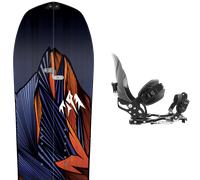Pack splitboard Jones Frontier Split 24 + Attacchi Sci - Rosso / Viola / Nero - Größe 159 - 2024