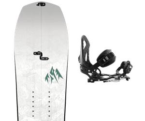Pack splitboard Jones Women's Solution Split 26 + Attacchi Sci - Bianco / Verde - Größe 152 - 2026