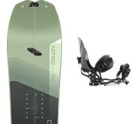 Pack splitboard Nitro Doppleganger Black/khaki 26 + Attacchi Sci - Verde - Größe 156 - 2026