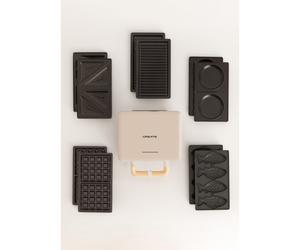 Pack STONE STUDIO Doppia - Tostapane, Grill E Macchina Waffle + Piastra Taiyaki + Piastra Pancake Sabbia