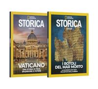 Pack Storica Dossier I. Contiene 2 riviste: I manoscritti del Mar Morto. Vaticano