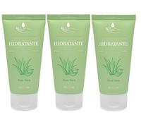[PACK TRIPLE] Crema mani idratante, lenitiva e rigenerante con aloe vera Deliplus | 3 flaconi da 75 ml = 225 ml