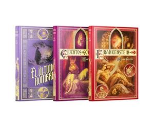 Pack VI Mary Shelley. Contiene 3 libros: Frankestein, Cuentos Góticos y El último hombre